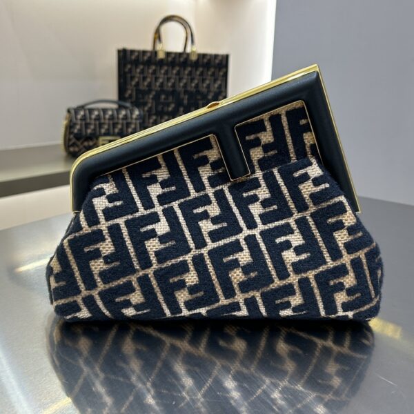 Fendi Fendigraphy Small in FF Jacquard Fabric - Image 9