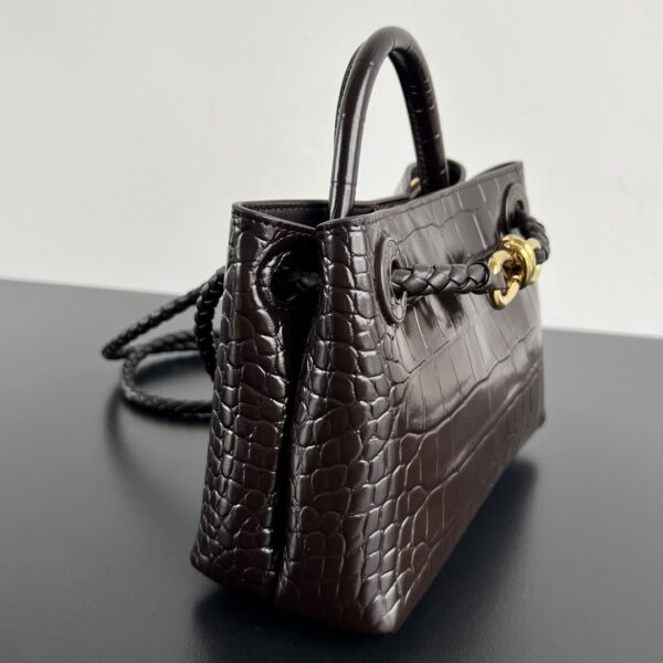 Bottega Veneta Mini Andiamo in Crocodile-Embossed Leather - Image 2
