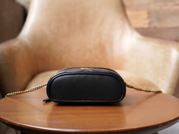 Black Gucci GG Marmont Mini Bag - Image 3