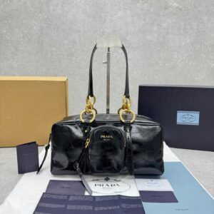 Prada Supernova Medium Brushed Leather Handbag