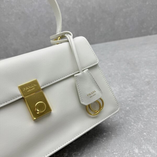 Prada Symbole Brushed Leather Handbag - Image 29