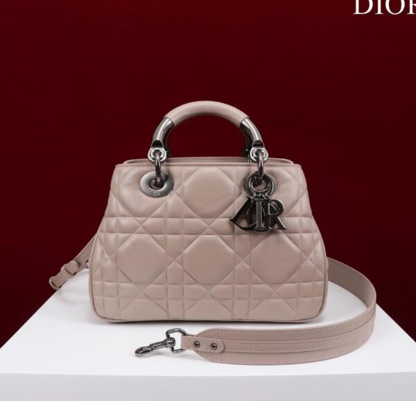 Pink Dior Lady Dior Bag - Image 6