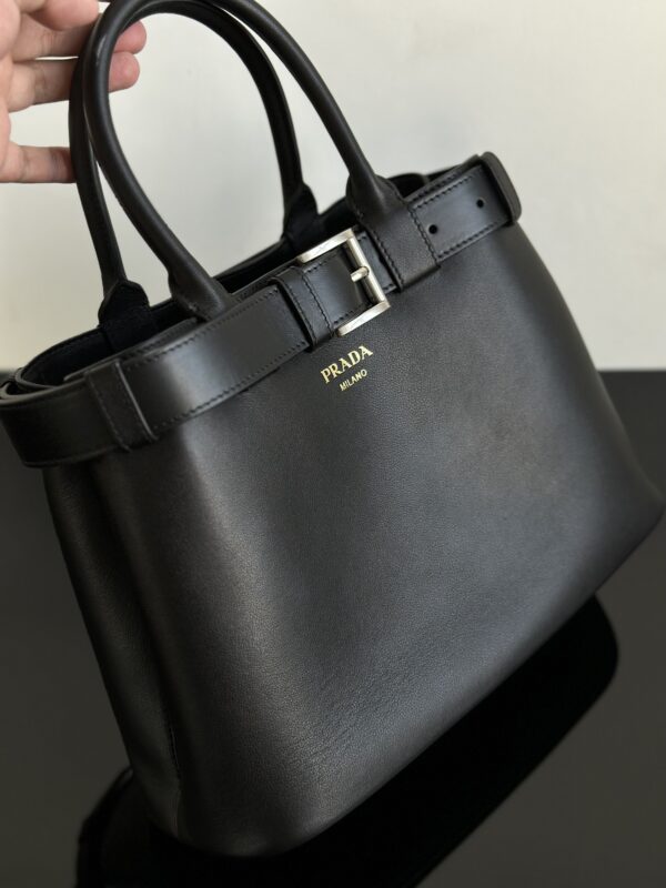 Prada Buckle Tote Bag - Image 8