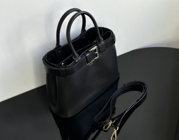 Prada Buckle Tote Bag - Image 9
