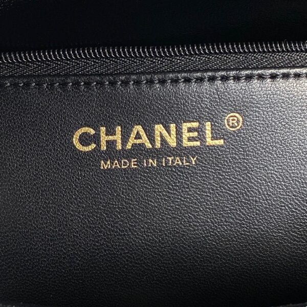 Chanel Coco Handle Small in Black Quilted Caviar Leather - Image 2