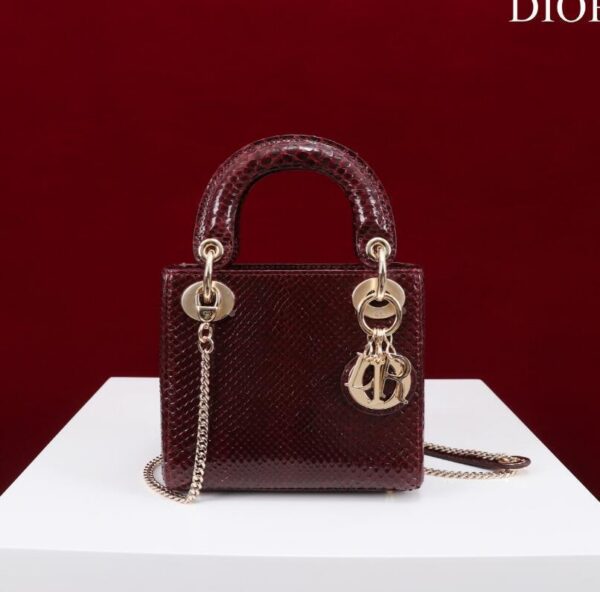 Mini Lady Dior in Python - Image 6