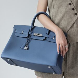 Hermès Birkin 30 Classic Blue Togo with Palladium Hardware