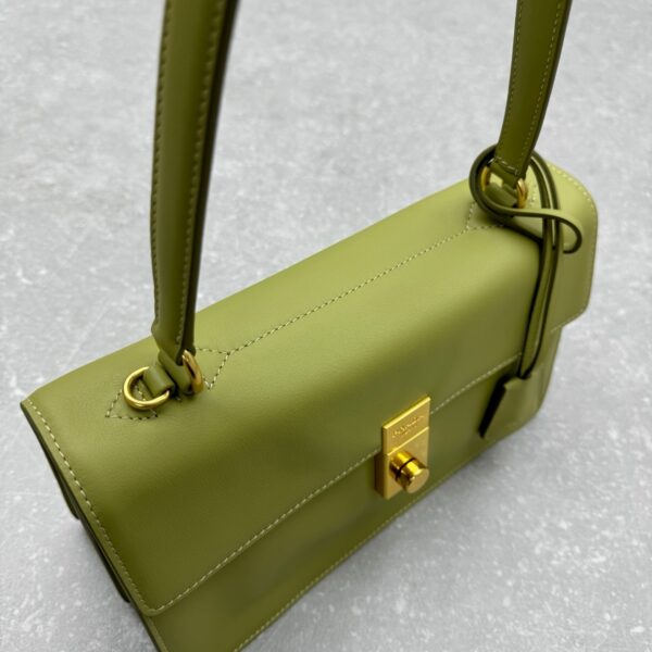 Prada Symbole Brushed Leather Handbag - Image 18