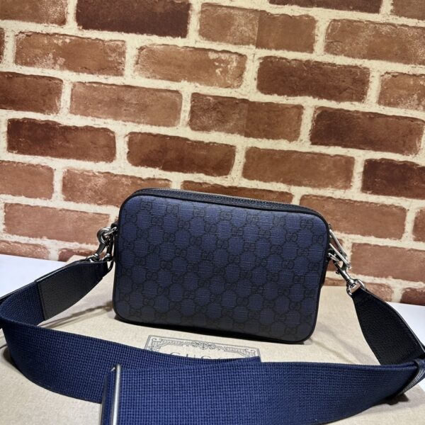 Blue Gucci Small Messenger Bag - Image 2