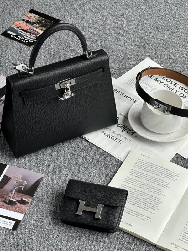 Hermès Kelly-Style Functional Tote 25