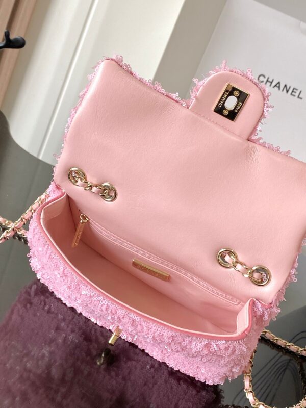 Chanel Tweed Flap Bag - Image 2