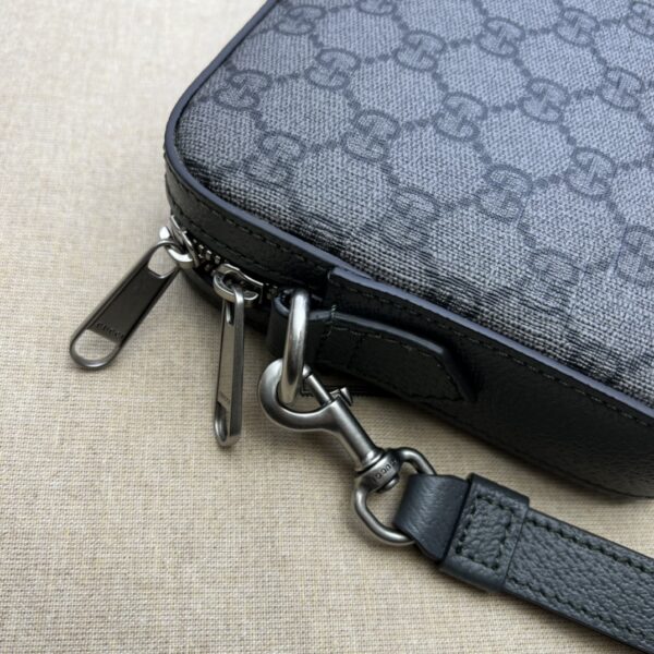 Full Black Gucci Small Messenger Bag - Image 8