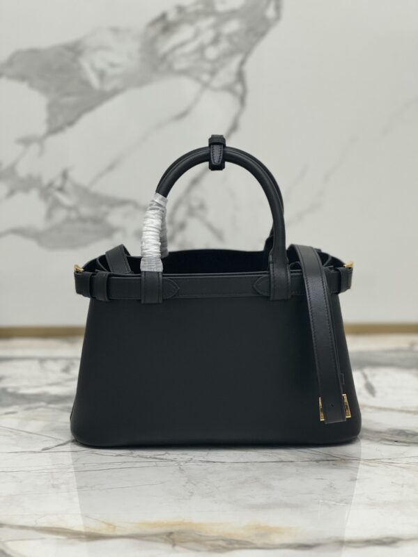Prada Brushed Leather Top Handle Bag - Image 2