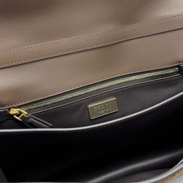 Prada Symbole Brushed Leather Handbag - Image 43