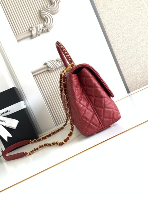 Chanel Top Handle Flap Bag - Image 8