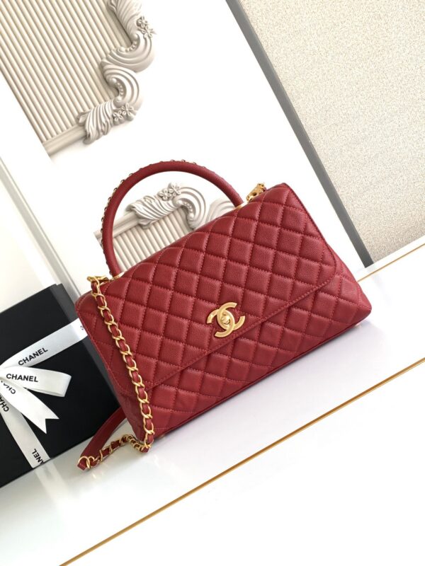 Chanel Top Handle Flap Bag