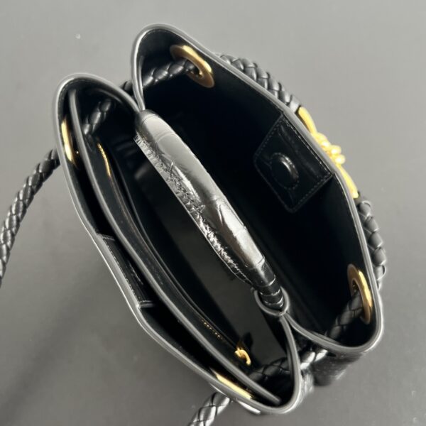 Bottega Veneta Mini Andiamo in Crocodile-Embossed Leather - Image 5