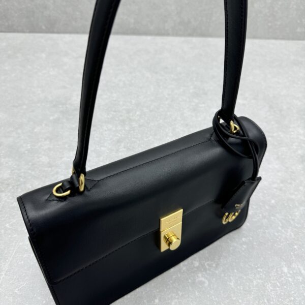 Prada Symbole Brushed Leather Handbag - Image 6