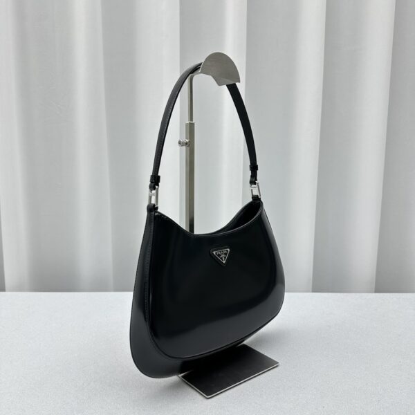 Prada Crescent Leather Shoulder Bag - Image 12