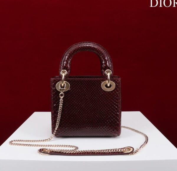 Mini Lady Dior in Python - Image 2