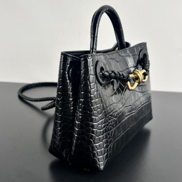 Bottega Veneta Mini Andiamo in Crocodile-Embossed Leather - Image 8