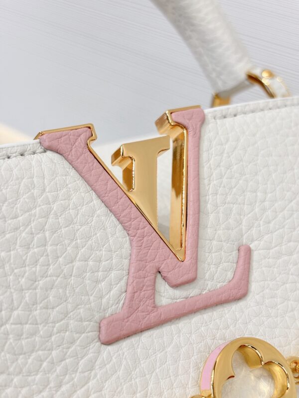 Louis Vuitton Capucines BB Taurillon Leather with Braided Chain - Image 9
