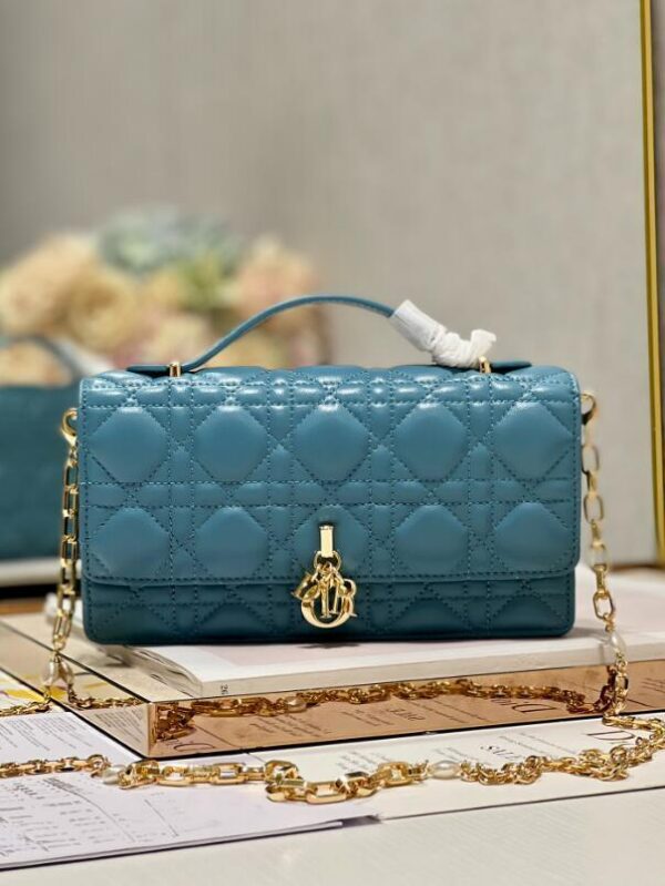 Dior Caro Clutch with Handle - Image 3