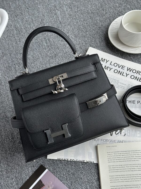 Hermès Kelly-Style Functional Tote 25 - Image 6
