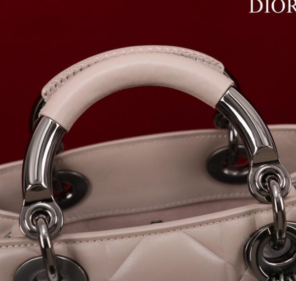 Pink Dior Lady Dior Bag - Image 5