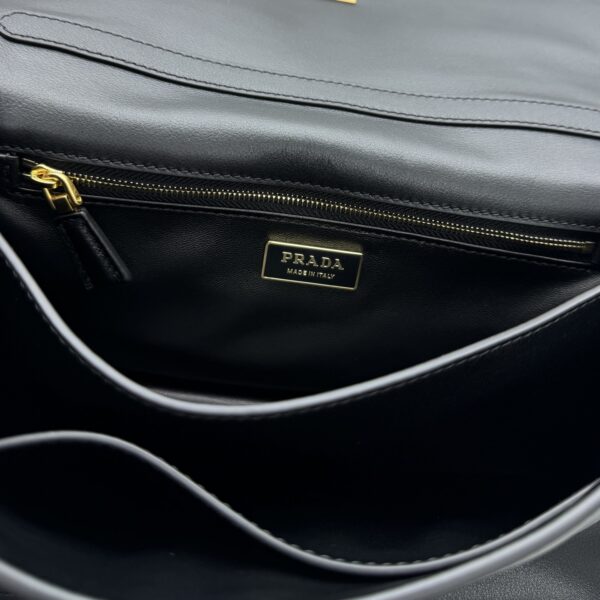 Prada Symbole Brushed Leather Handbag - Image 9
