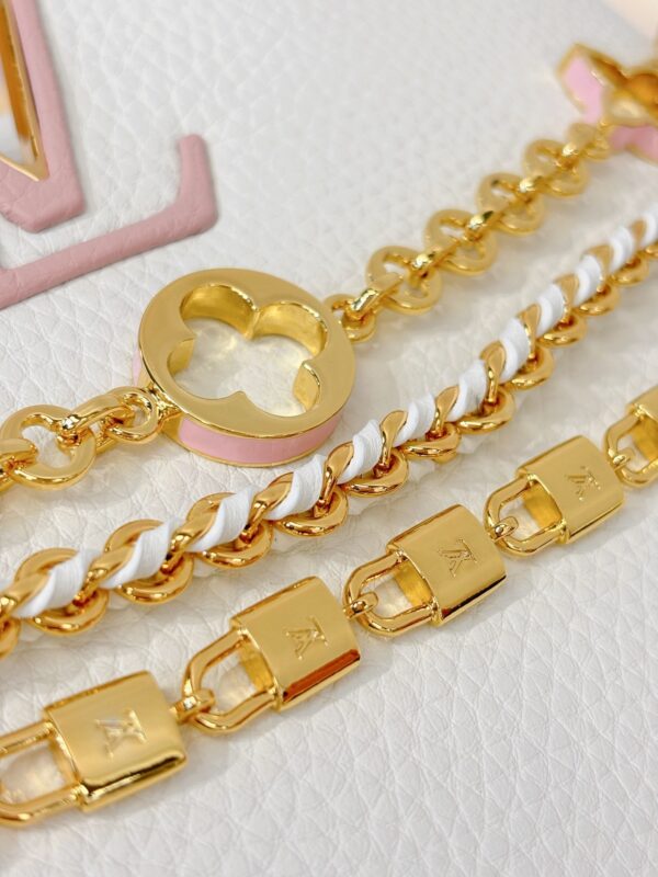 Louis Vuitton Capucines BB Taurillon Leather with Braided Chain - Image 8