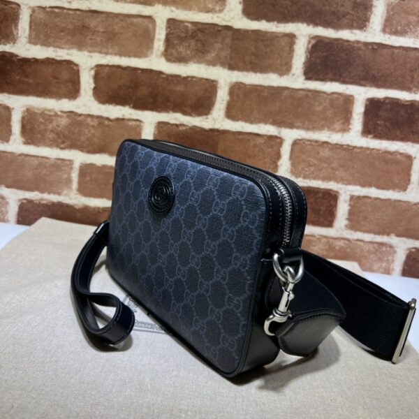 Dark Blue Gucci Small Messenger Bag - Image 3