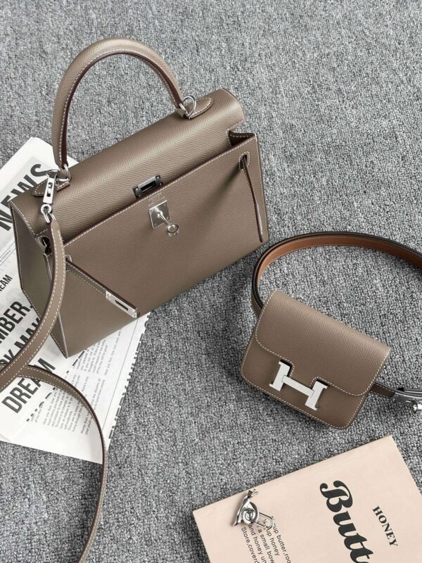 Hermès Kelly-Style Functional Tote 25 - Image 11