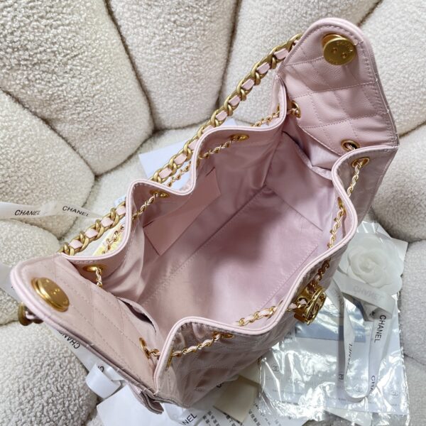 Chanel Quilted Drawstring Bucket Bag - Image 7