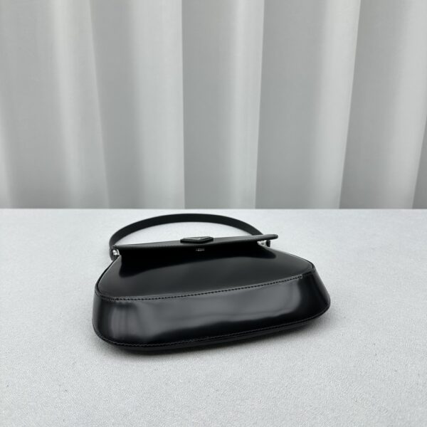 Prada Crescent Leather Shoulder Bag - Image 4
