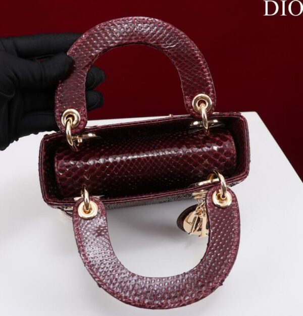 Mini Lady Dior in Python - Image 3