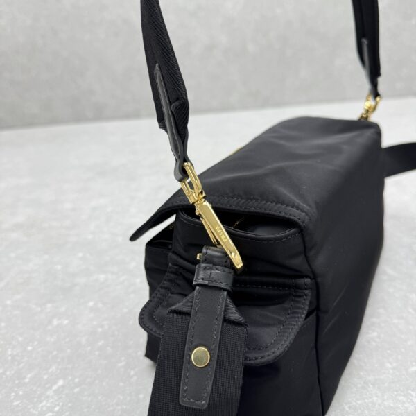 Prada Re-Nylon Shoulder Bag with Saffiano Trim - Image 8