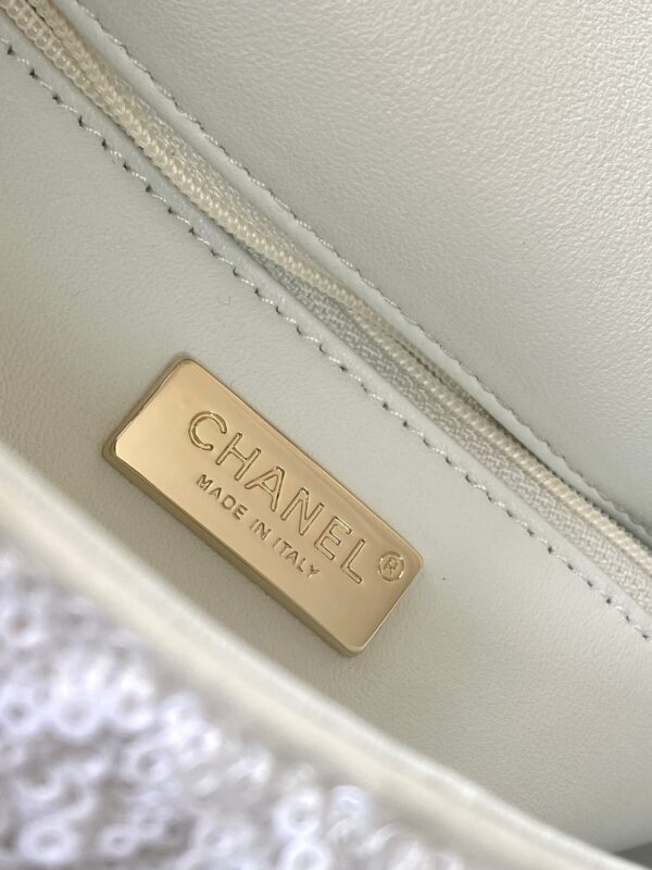 Chanel Tweed Flap Bag - Image 2