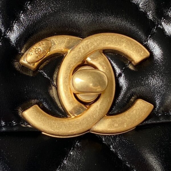 Chanel Mini Rectangular Flap Bag with Top Handle - Image 6