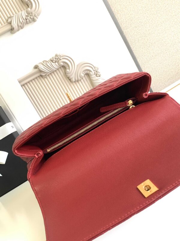 Chanel Top Handle Flap Bag - Image 3