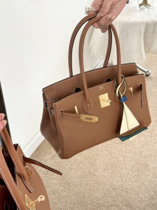 Hermès Birkin 30 Gold Togo with Gold Hardware - Image 5