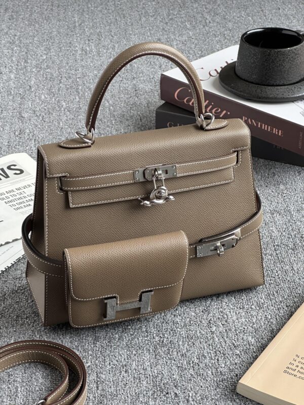 Hermès Kelly-Style Functional Tote 25 - Image 10