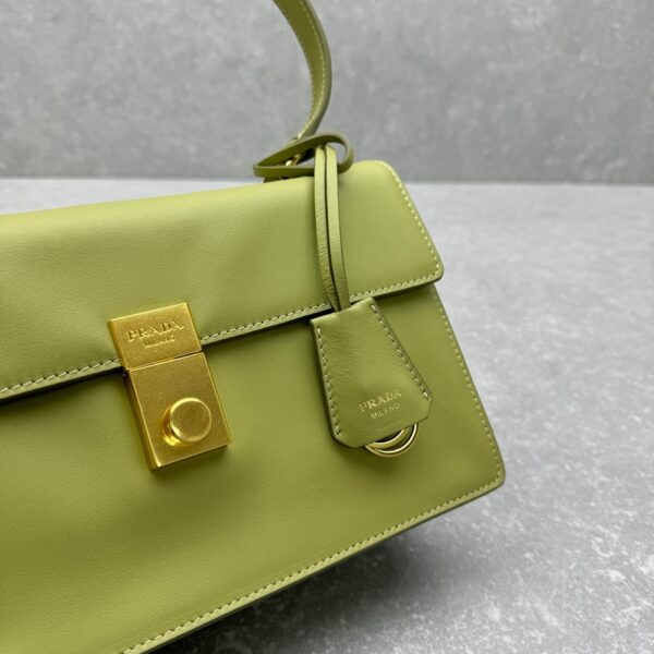 Prada Symbole Brushed Leather Handbag - Image 12