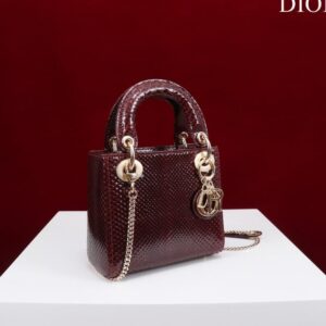 Mini Lady Dior in Python