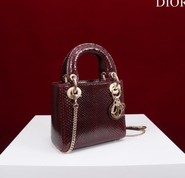 Mini Lady Dior in Python