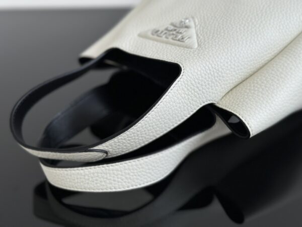 Prada Grained Leather Mini Tote - Image 11