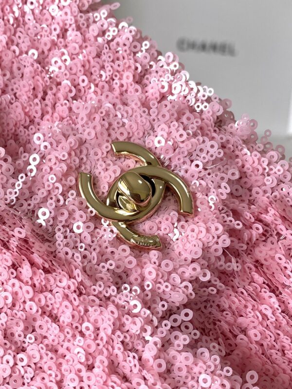 Chanel Tweed Flap Bag - Image 6