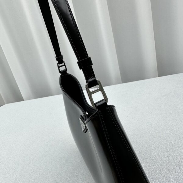 Prada Crescent Leather Shoulder Bag - Image 19