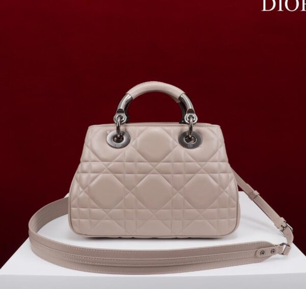 Pink Dior Lady Dior Bag - Image 2