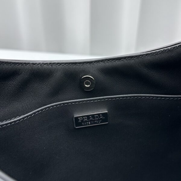 Prada Crescent Leather Shoulder Bag - Image 17